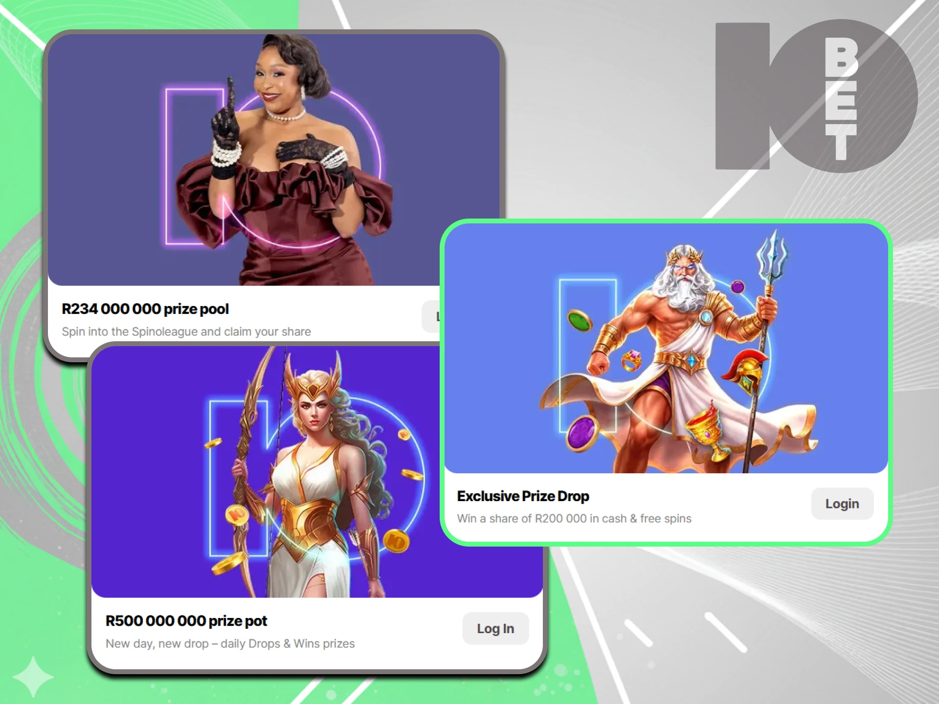 Slots Machines are one of the most popular areas for 10bet players, for whom bonuses are prepared.