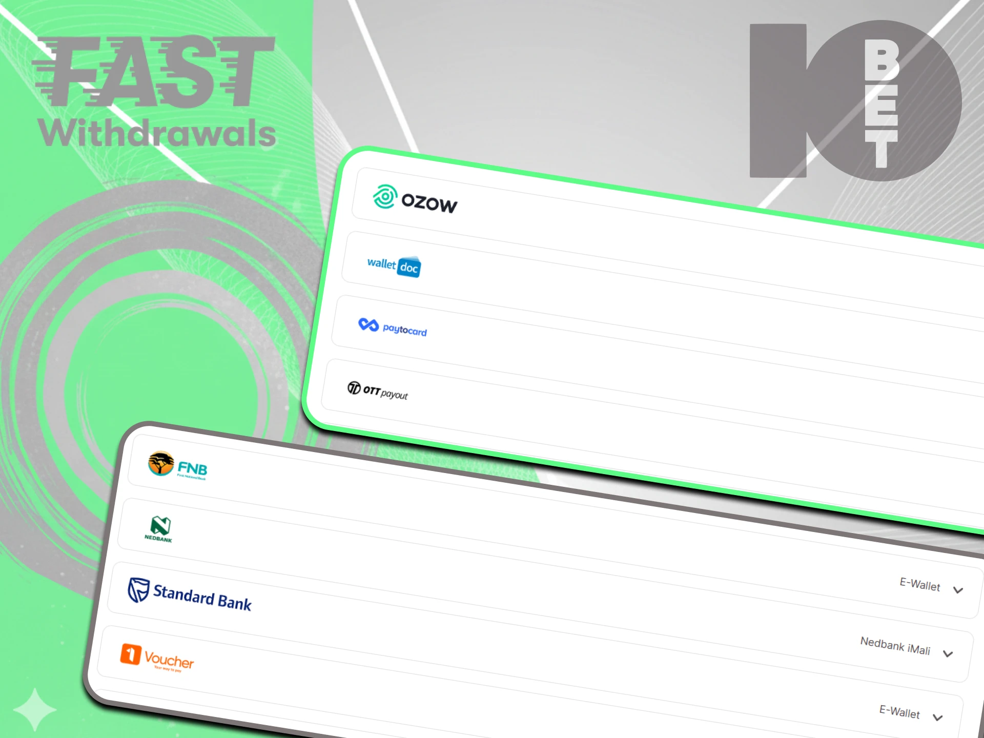 The fastest withdrawals from South Africa's top operators are available at 10bet.