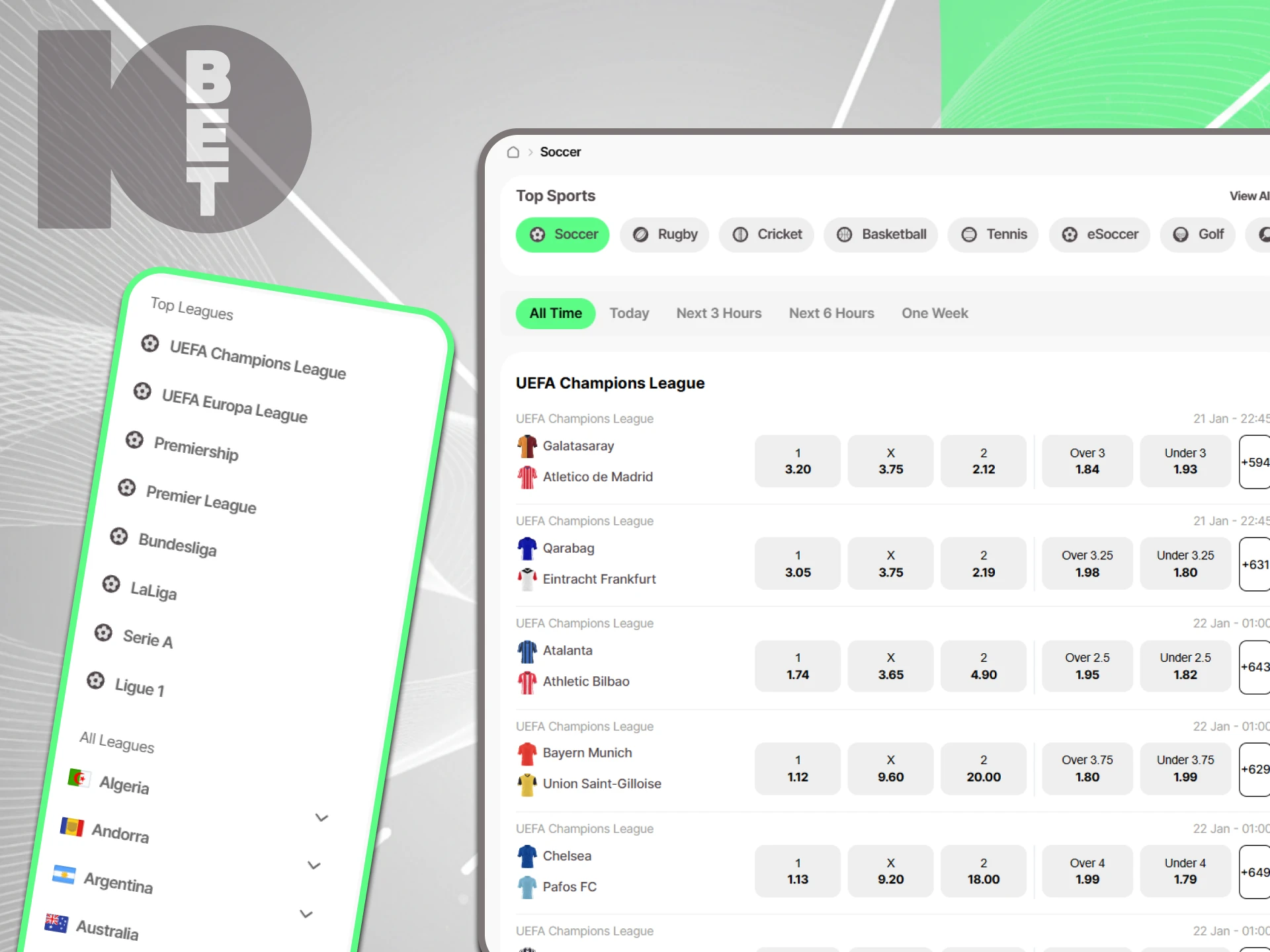 Football is one of the most popular sports for sports betting, and you can find it in the 10bet sports section.