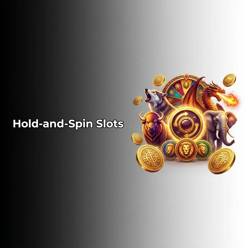 Hold-and-spin slot bonus phase with coin symbols accumulating on grid, triggering respins and jackpot prizes