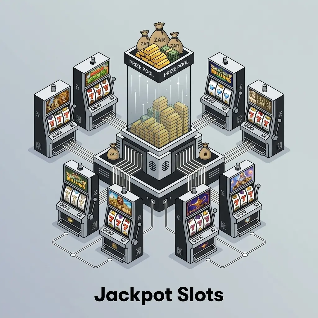 Jackpot slots at 10bet including Mega Moolah and Divine Fortune with progressive prize pools worth millions of rands
