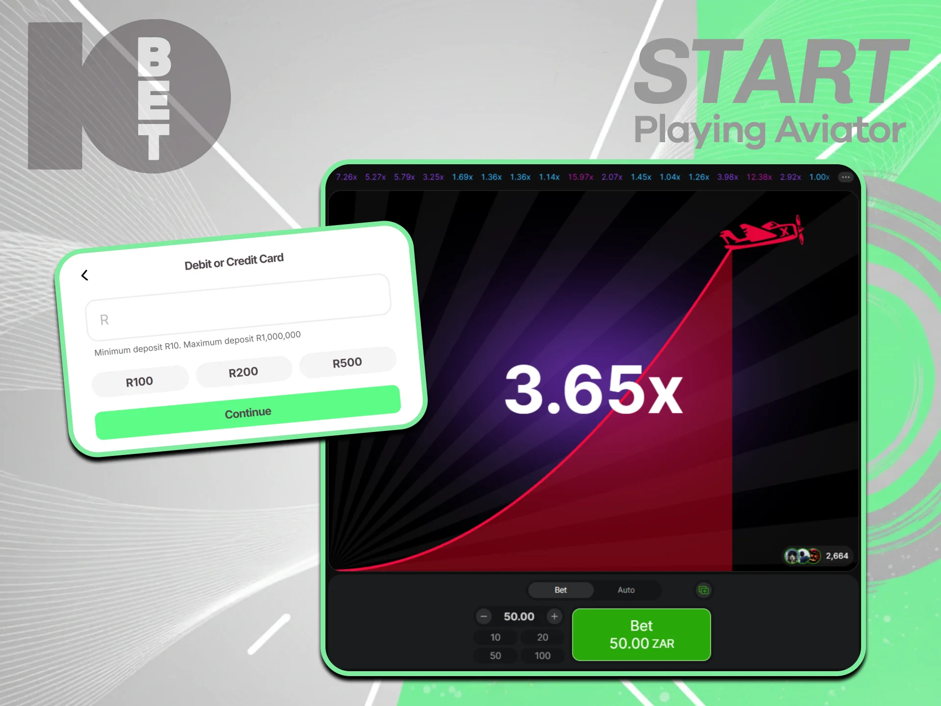 Read simple guidelines explaining how to wager on 10bet Aviator.