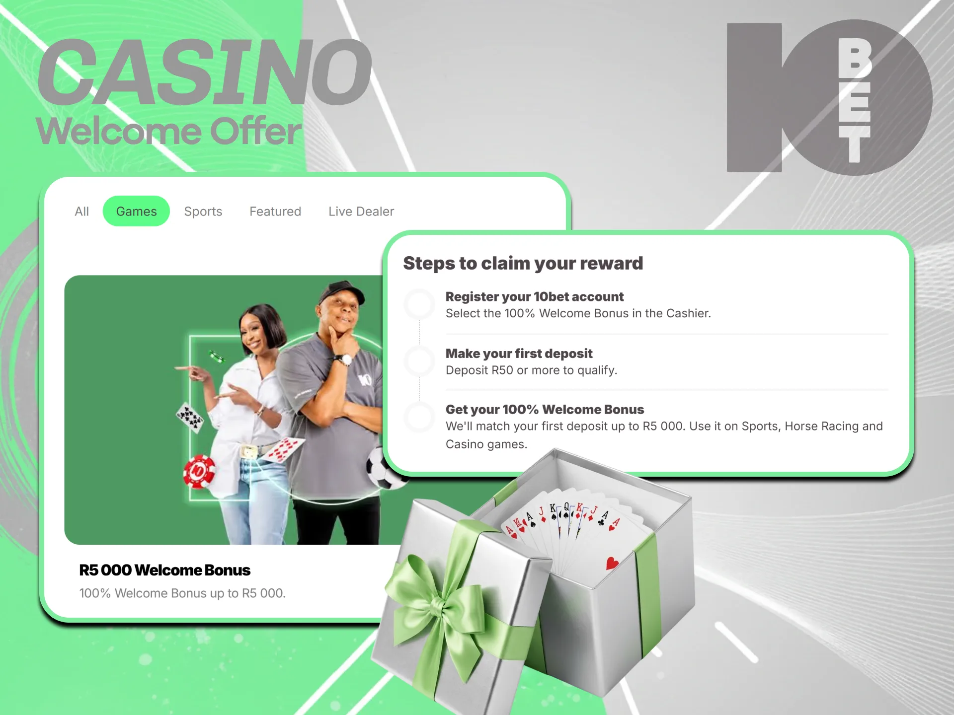 Spin top video slot reels claiming special extra funds on 10bet Bonuses.