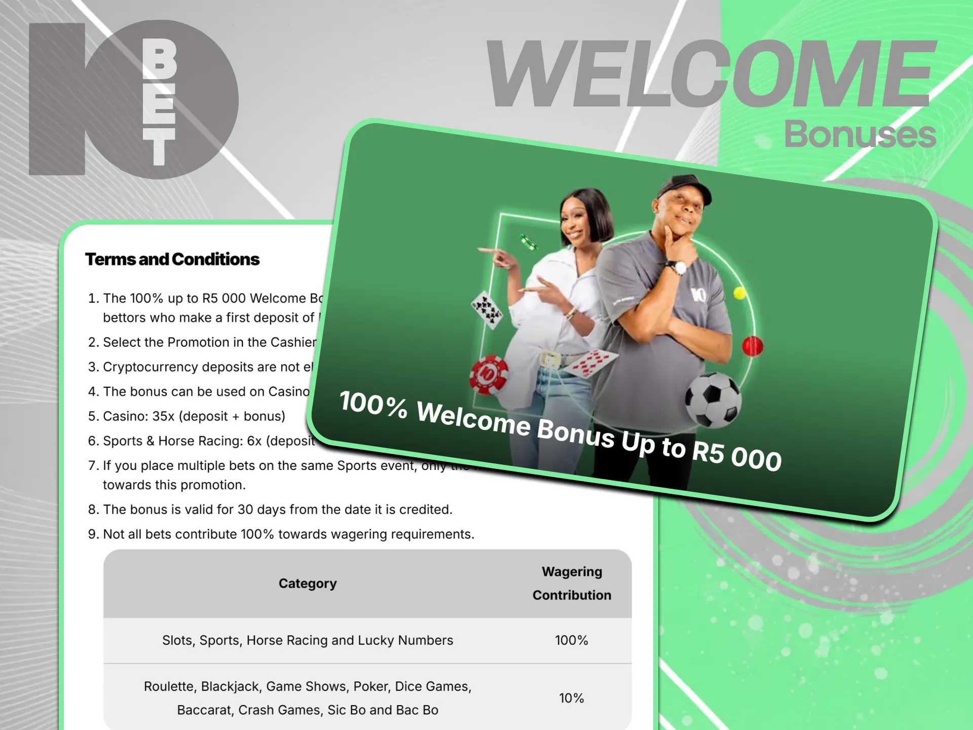 Activate your double deposit match package on the 10bet site.