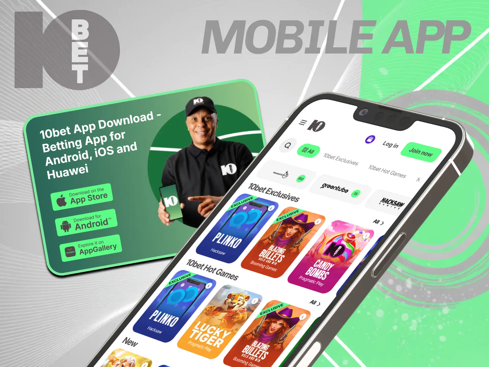 Spin video reel titles anywhere using responsive software on 10bet Slots.