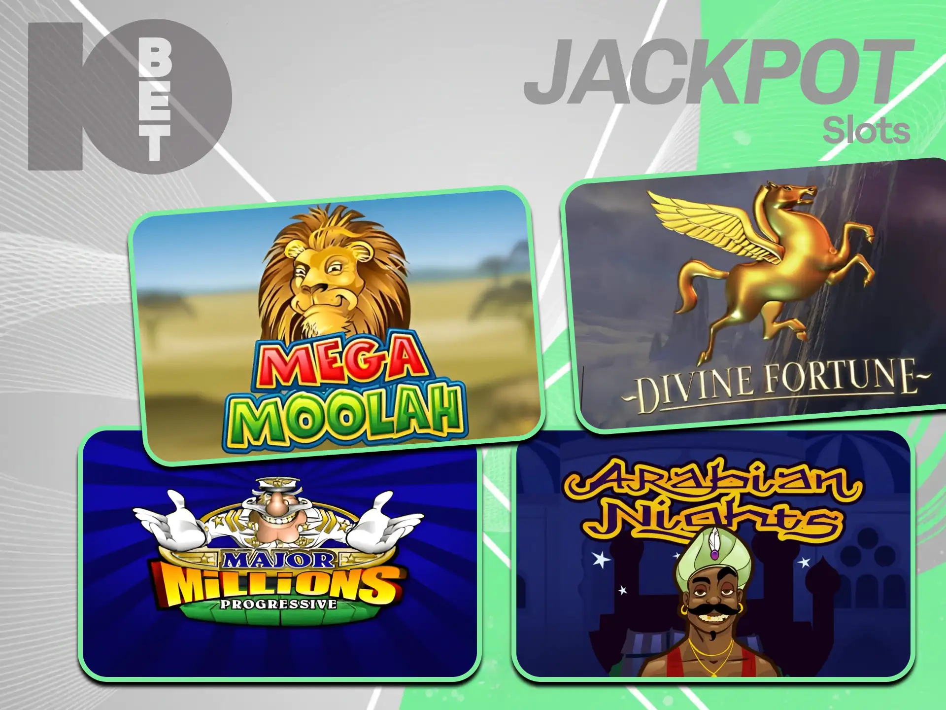 Hunt progressive prize pools spinning reels playing Jackpot Slots on 10bet.